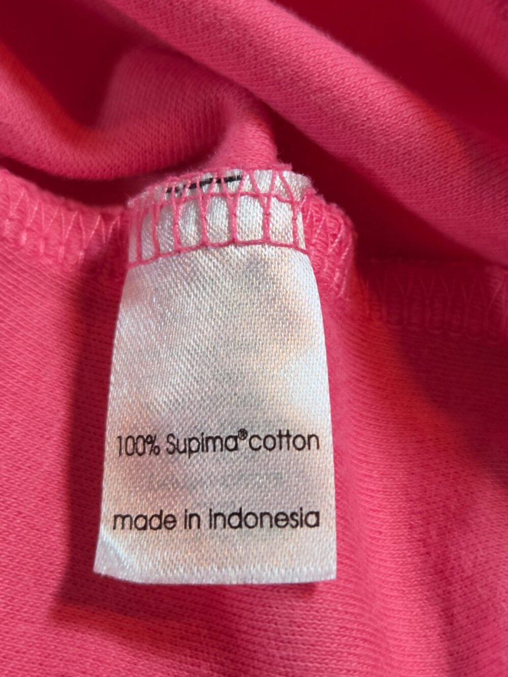 Lane Bryant Pink Supima Cotton Pleated Neck Short Sleeve Tee Shirt Size 26/28 - Picture 5 of 8